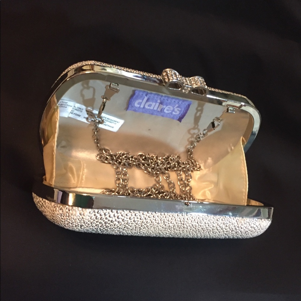 Silver Formal Clutch